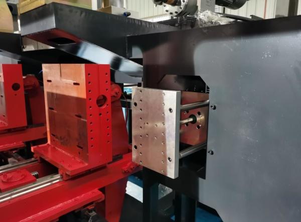 Buy cheap 500mm Width Extrusion Blow Moulder 10L Volume Power Supply 380V / 50Hz from wholesalers