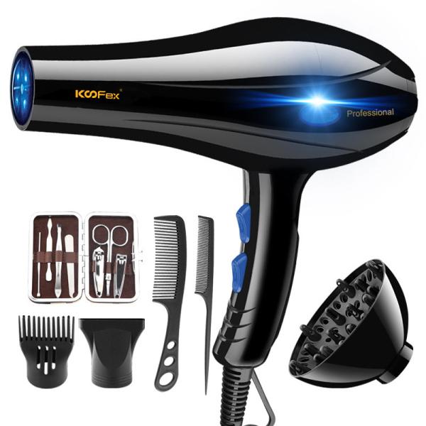 Buy cheap Frizz Free Electric AC Motor Hair Dryer , 2000W Ionic Blow Dryer With Diffuser from wholesalers