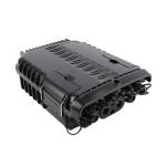 8 Core Fiber Optic Junction Box , Black ABS Fibre Optic Distribution Box
