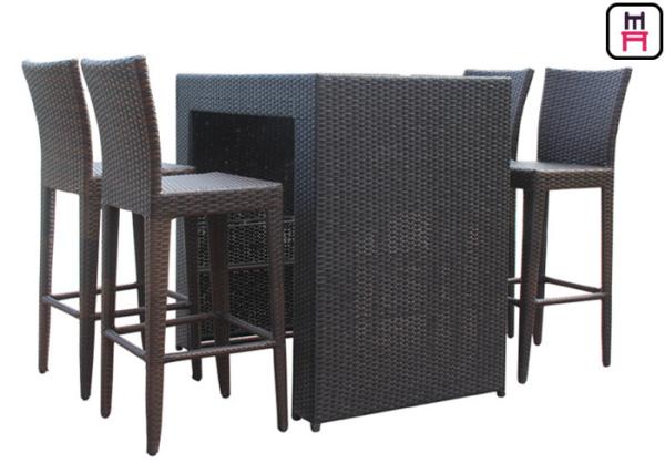 Buy cheap Counter Height Patio Set Outdoor Restaurant Tables With Waterproof Patio Bar Chairs from wholesalers