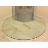 Buy cheap High Strength Fireplace Glass Bottom Plate Thermal Stability from wholesalers