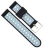 Buy cheap Double Colors 22mm Natural Rubber Watch Band Cool Style With Hardware from wholesalers