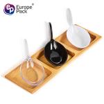 New arrival BPA free PS plastic fish style dessert spoon for restaurant