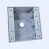 Buy cheap 1/2" 3/4" Holes Waterproof Terminal Box Grey PVC Coated UL Listed from wholesalers
