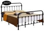 Platform Black Simple Iron Frame ODM Metal Tube Bed Bedroom Furniture Modern