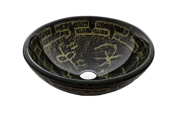 Buy cheap Olive Ancient Bathroom Vessel Sinks , Bathroom Trough Sink With Pop - Up Drain from wholesalers