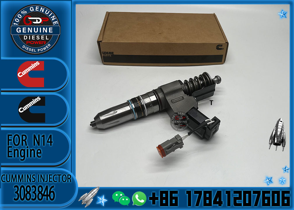 3083846 Fuel injector 3083846 diesel engine N14 injector 3083846 for Cummins engine N14