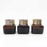 Buy cheap SGS FDA Brown Glass Screw Cap 15g Cosmetic Cream Bottle from wholesalers