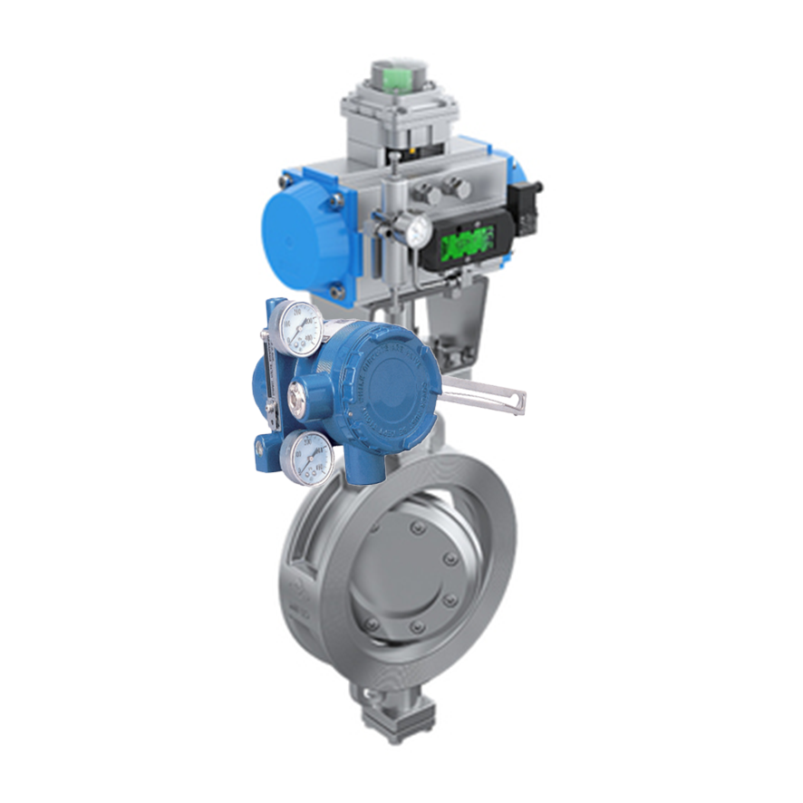 Avp300 Avp301 Avp302 Azbil Smart Valve Positioner Butterfly Valve With Positioner