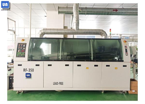 Buy cheap Air Cylinder AC380V Lead Free Wave Solder Equipment 750mm Conveyor RF-350A from wholesalers