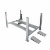 Buy cheap Hydraulic 4 post car lift/ 4 tons four post car lift with electrical secondary jack from wholesalers