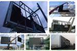 Waterproof P16 Outdoor Advertising Led Display 1R1G1B , Led Video Display Board