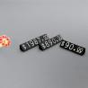 Buy cheap Triangular ABS Plastics Jewelry Retail Price Display Tags Large 10*7.5mm from wholesalers