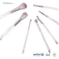 Buy cheap Plastic 7pcs OEM Poly Bag Luxury Makeup Brush Set product