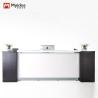 Buy cheap Modern and Contemporary Office Furniture Reception Desk in silver and white with Myidea Furniture from wholesalers