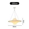 Buy cheap Italian Cream Style LED Pendant Light Designer Dining Simple Acrylic Flying Saucer Replic Lamp(WH-AP-596) from wholesalers