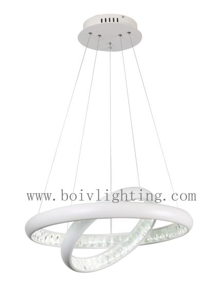 Buy cheap Light Band In Aluminum LED Lamp Ccrysal BV2075-46 White Or Black Color 50W from wholesalers