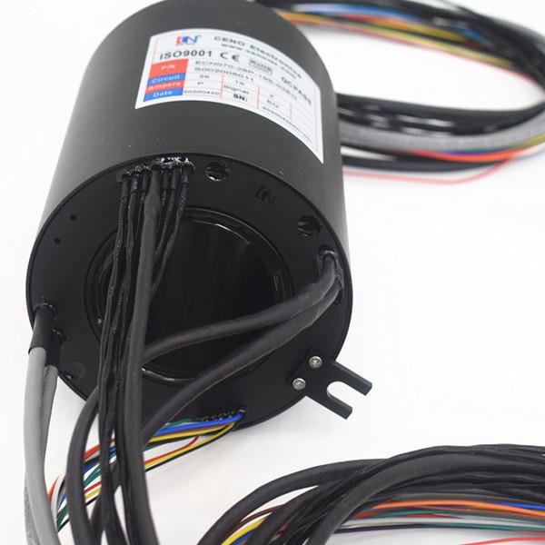 Buy cheap Gigabit Ethernet 300rpm 70mm Hollow Shaft Rotary Joint from wholesalers