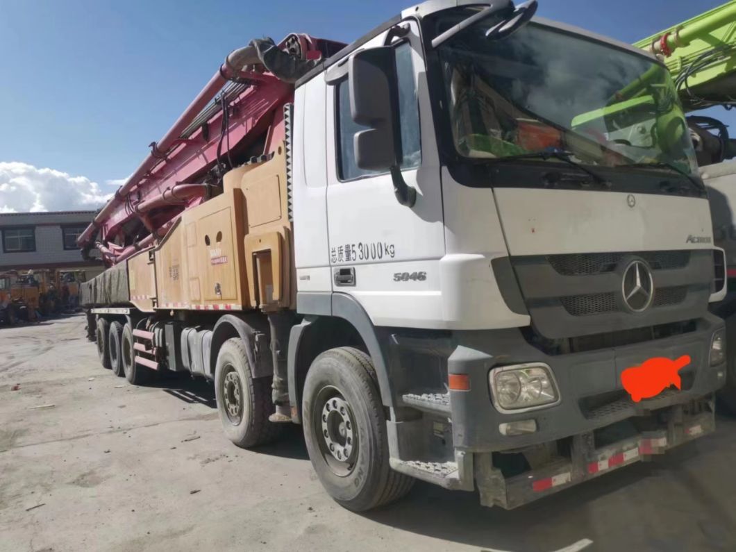 62m Truck Mounted Pump with Mercedes Benz Chassis Concrete Boom Pump Concrete Mixer Truck