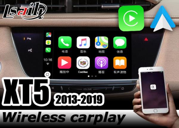 Wireless carplay CUE system Cadillac XT5 Android auto youtube play video