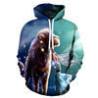 Buy cheap BSCI Anime Cosplay Costume Fully Sublimated Hoodies Animal Print Oversized Hoodie from wholesalers