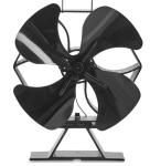 OEM ODM Heat Powered Stove Fan 0.01mm Alu ABS Home Application