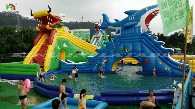Inflatable Swimming Theme Park Water Amusement Park Funland Water Park
