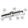Buy cheap 480watt Greenhouse Plant Light Dimmable Led Grow Light Spectrum Control Medical Plant Veg Led Grow Light Bar from wholesalers