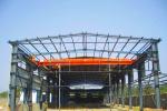 Heavy Industrial Steel Structure Workshop With Crane Prefab Designed 50 Years