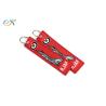 Buy cheap Helicopter Logo Embroidered Keychain Rectangle Shape With Double Sided from wholesalers