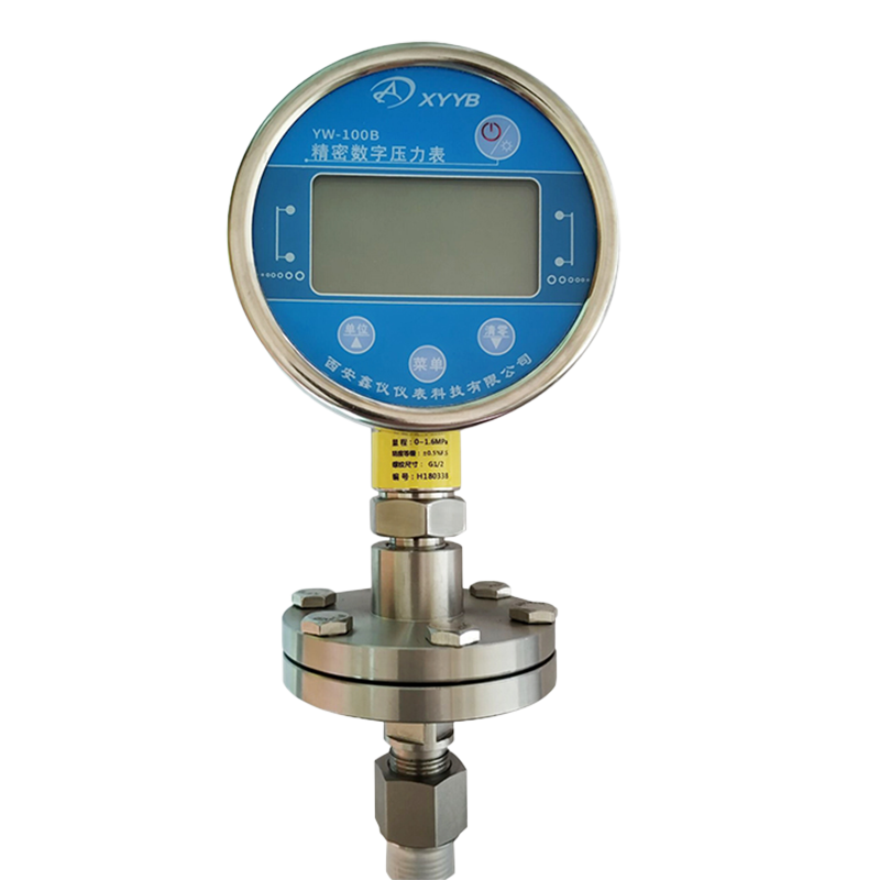 YW-100A SS316 Diaphragm Pressure Gauge With 4-20ma Output 1kg