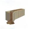 Buy cheap Precast Reinforced Concrete Blast Wall Offshore Collapsible Defense Fort Bunker Lock Buckle Sandbag from wholesalers