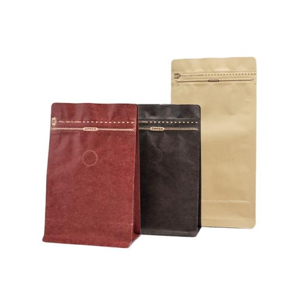 Buy cheap 70gm 100gm Ziplockk Coffee Tea Packaging Mylar Roll Film Kraft Paper Coffee Bags from wholesalers