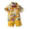 Buy cheap Short Sleeved Children's Outfit Sets Summer Shorts Cotton Kids Clothing from wholesalers