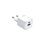 Dual Port 33W GaN Wall Charger PD QC Fast Charging Charger With EU Plus