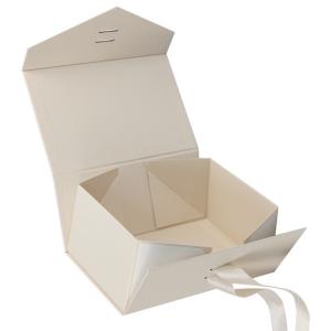 China Hot Stamping Logo Magnetic Folding Box , Gift Packaging Magnetic Box Customizable on sale