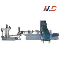 Buy cheap PLC Pbat Pla Recycling Plastic Pelletizer Single Screw Compounding Granulating product