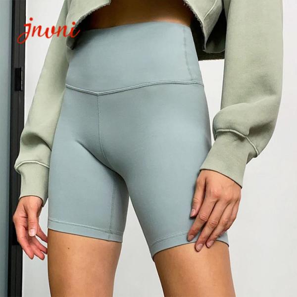 Buy cheap Women'S High Waist Yoga Short 210gsm Running Exercise Spandex Shorts from wholesalers