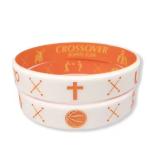 Customized RFID Silicone Bracelet Debossed Ink-Filled Wristbands for Christian