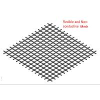 Buy cheap 100X100mm Grid Size 2mm Rebar Knitting M2 Fiberglass Mesh For Concrete product