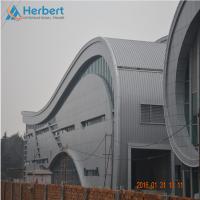 Buy cheap EPS Architectural Wall Systems 0.8mm Large Span Exterior Glass Curtain Wall product