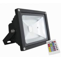 Buy cheap High Transparent Glass 50W 6000K Cold White RGB LED Flood Lighs 3 Years Warranty product