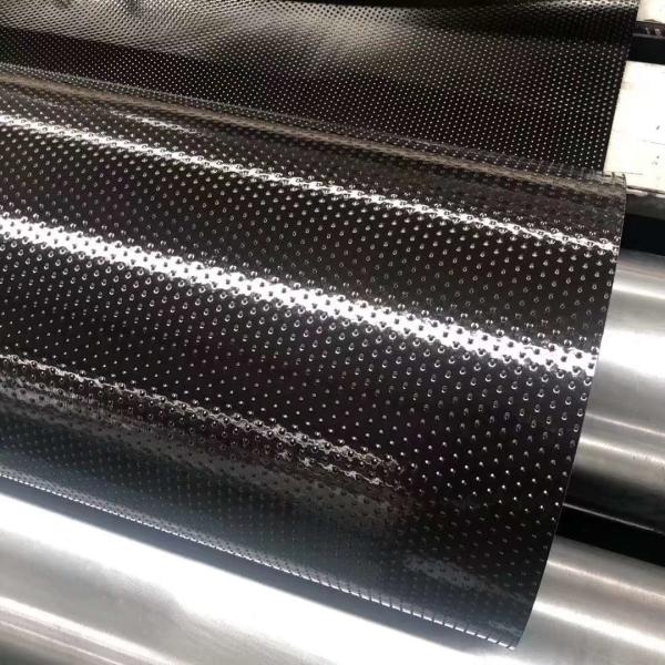 Smooth 1mm Hdpe Liner Elongation At Break ≥700% Carbon Black Content 2.0-3.0%