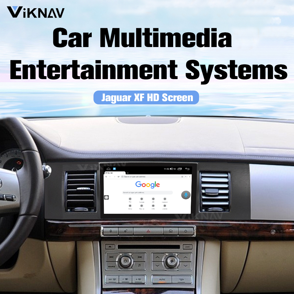 Keep Original Car Functions Android Head Unit For Jaguar XJ 2007-2014 With CarPlay