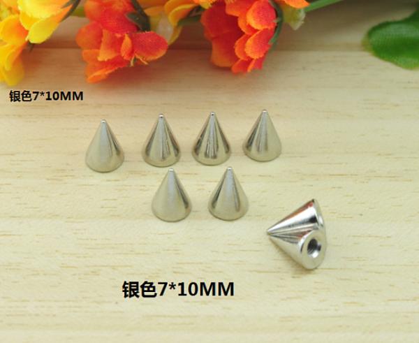 Buy cheap 10*7mm Silver Bullet Rivet Spikes Stud Punk from wholesalers