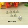 Buy cheap 10*7mm Silver Bullet Rivet Spikes Stud Punk from wholesalers