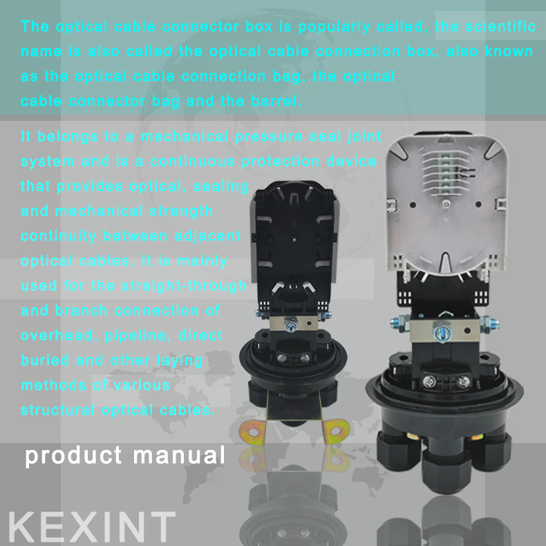 48 Cores Wall Mount Fiber Optic Joint Box Splice Closure Enclosure Outdoor FOSC MPP Mechanical