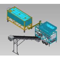 Buy cheap Volumetric Portable Universal Concrete Batching Plant 30m³/H Fast Moving product