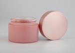 20g 30g 50g Blue Glass Cosmetic Cream Jars , Glass Jar Cosmetic Packaging Cream