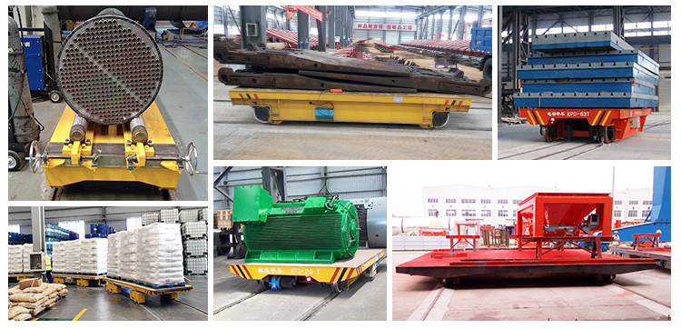 Steel Beam Transport Railway Transfer Carts Industrial Electric Platform